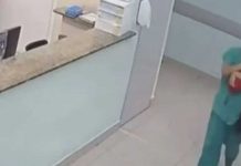 ¡Horror en Brasil! Enfermera habría intentado robar a una recién nacida escondida en un bolso Foto:Captan presunto intento de rapto de una recién nacida dentro de un hospital en Brasil/Cortesía