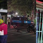 Dos accidentes dejan a dos motociclistas hospitalizados e incendio alarma negocio en Managua Foto: Dos accidentes y un incendio movilizan a cuerpos de emergencia en Managua/TN8