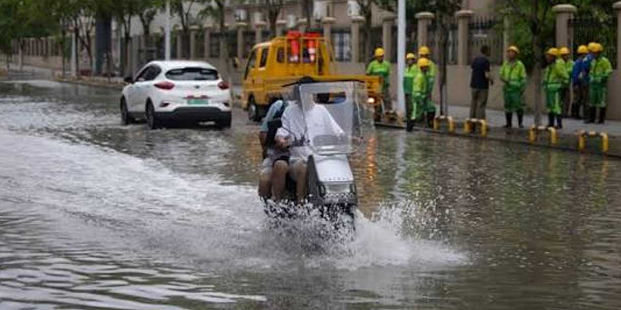 Foto: China activa máxima alerta por inundaciones/Cortesía