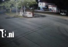 Exceso de velocidad provoca nuevo accidente en el “Cruce de la Muerte” (VIDEO) Foto: Accidente en el “Cruce de la Muerte” Managua/TN8