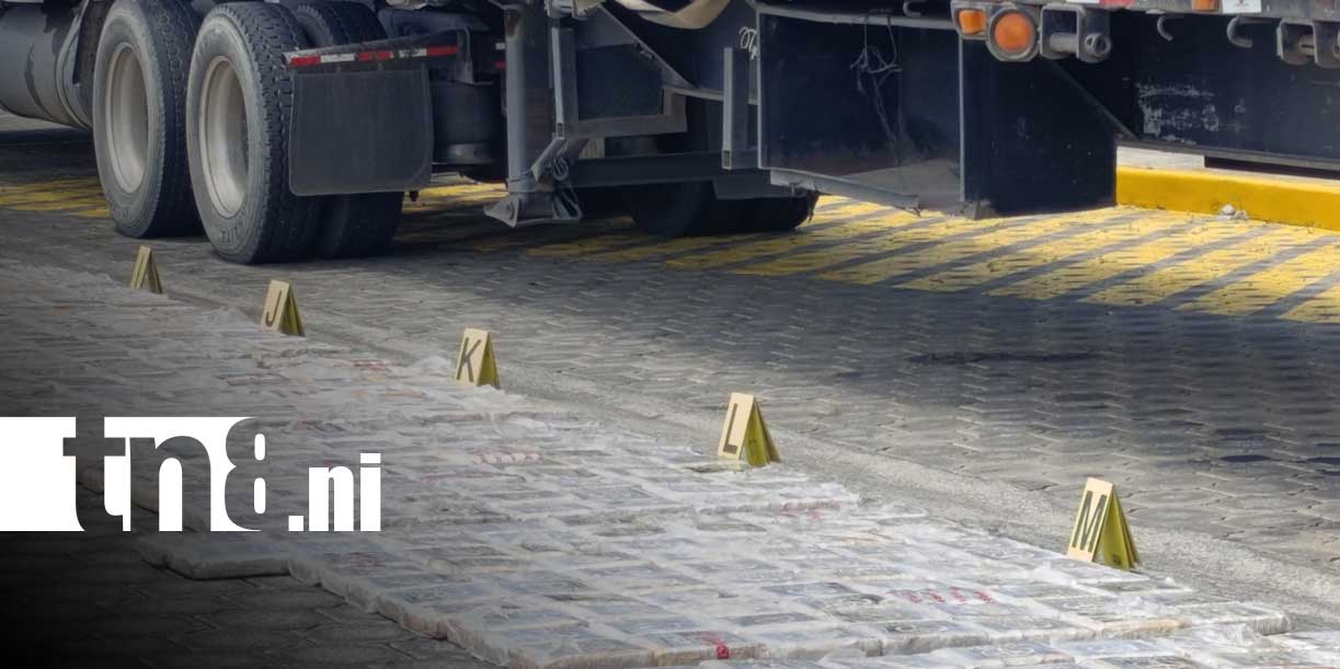 Foto: Policía Nacional incauta 750 kilos de cocaína en Rivas/TN8