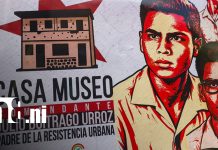Con ofrenda floral honran al Padre de la Resistencia Urbana Julio Buitrago Urroz Foto: FSLN rinde homenaje al Comandante Julio Buitrago en Managua/TN8