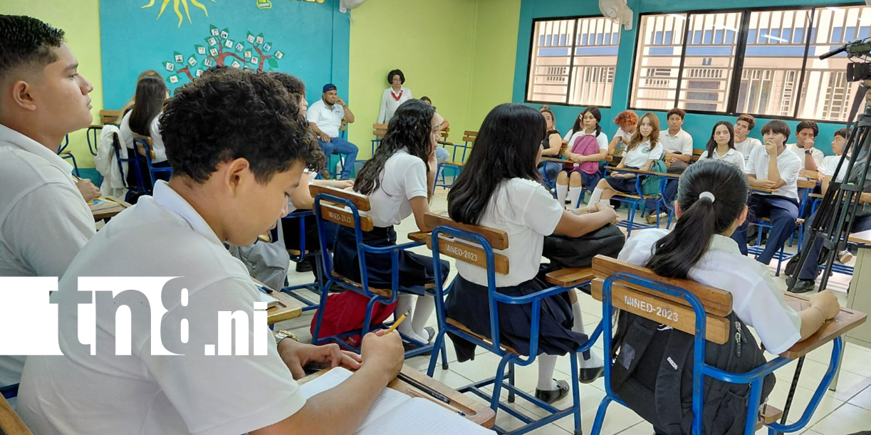 Foto: MINED garantiza la continuidad educativa /TN8
