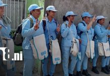 Casa por casa: Brigadistas combaten al mosquito que amenaza con propagar dengue en Managua Foto: Managua intensifica lucha contra el dengue con fumigaciones en el barrio Benedicto Valverde/TN8