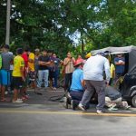 Fuerte accidente en Nagarote: mototaxista resulta lesionado tras chocar contra un camión Foto: Mototaxista resulta lesionado tras impactar contra un camión en carretera de Nagarote/tn8