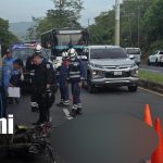 Motociclista muere tras impactar contra camión en la carretera Masaya – Managua Foto: Motociclista muere tras impactar contra camión en la carretera Masaya - Managua/TN8