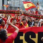 España se viste de gala para la final del Mundial ante Argentina Foto: España enciende la pasión antes de la final mundial/Cortesía