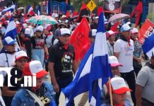 León celebra con entusiasmo el 47 aniversario del Triunfo de la Revolución Popular Sandinista Foto: Revolución: León celebra el 47 aniversario con caminata/TN8