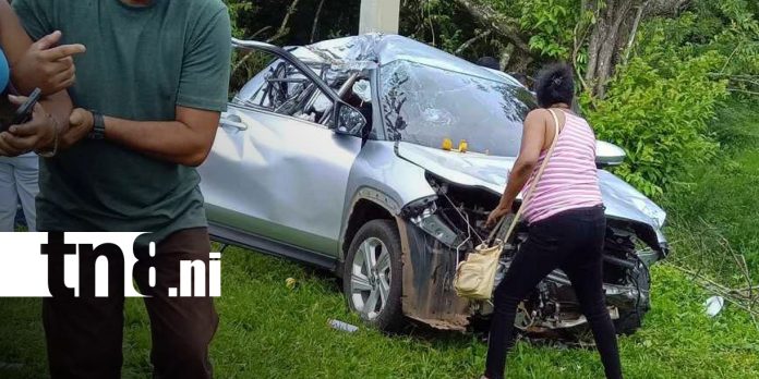 Foto: Mujer muere en accidente en Santo Tomás, Chontales/TN8