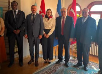 Embajada de Nicaragua celebra el 47.º aniversario del 19 de Julio en Ankara Foto: Nicaragua conmemora en Türkiye el 47.º aniversario de la Revolución Popular Sandinista/Cortesía