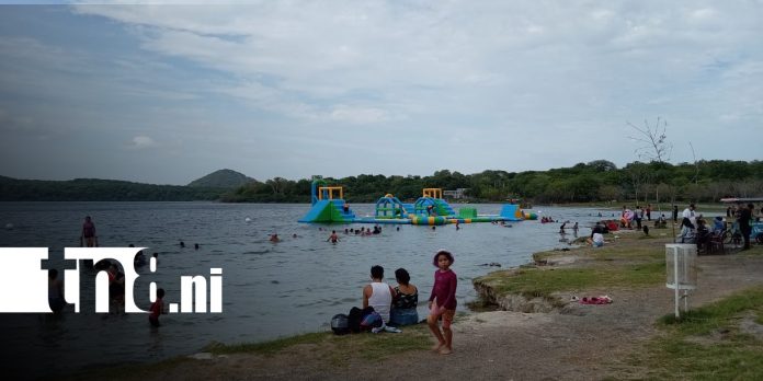 Foto: Xiloá se llena de vida durante el feriado nacional/TN8 Foto: Xiloá se llena de vida durante el feriado nacional/TN8