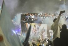 Sin Messi, miles de hinchas reciben a Argentina tras la final del Mundial Foto: Selección de Argentina recibe apoyo tras volver del Mundial/Cortesía