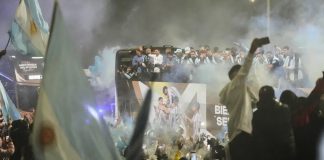 Foto: Selección de Argentina recibe apoyo tras volver del Mundial/Cortesía