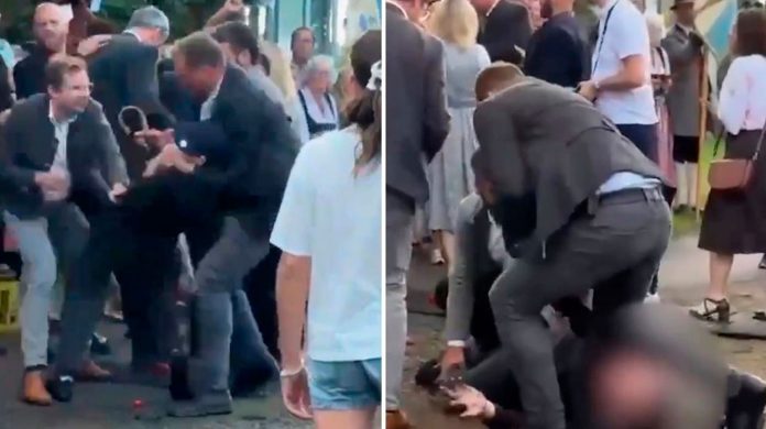 1 Foto: Tomatazo contra líder político en Alemania/Cortesía