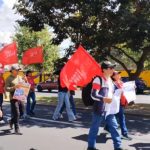 Docentes marchan en Quito para exigir respeto a sus derechos y más recursos para la educación pública Foto: Docentes marchan en Quito por la educación pública/Cortesìa