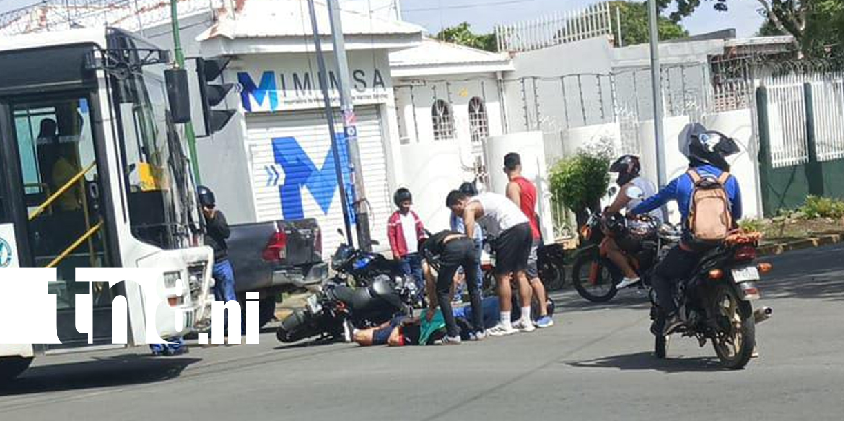 Foto: Accidente deja herido a Renato Punyed en Managua/TN8