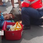 Foto: Accidente deja lesionado a adulto mayor en el Reparto Schick/TN8