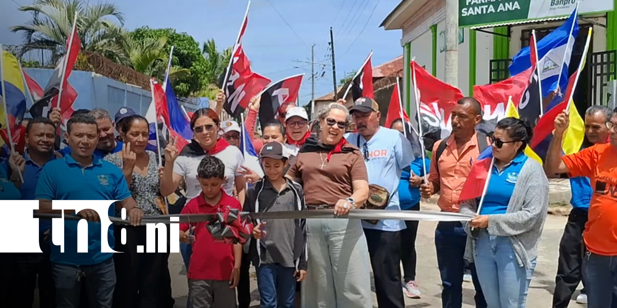 Foto: Carazo: Santa Teresa inaugura adoquinado y drenaje/TN8