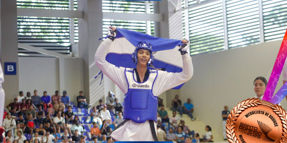 Foto: Nicaragua sube al podio: Aldo Blanco conquista bronce en taekwondo   /Cortesía