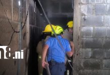 Estelí: Presuntamente ebrio, hombre prende fuego a la vivienda de su madre Foto: Hombre habría incendiado la casa de su propia madre en Estelí /TN8