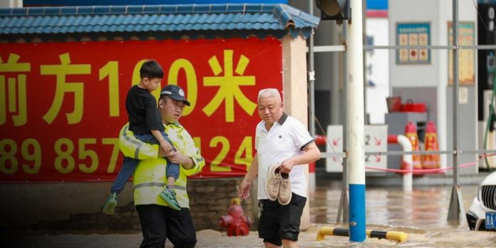Foto:China en alerta máxima: lluvias extremas amenazan ríos y ciudades/Cortesía Foto:China en alerta máxima: lluvias extremas amenazan ríos y ciudades/Cortesía
