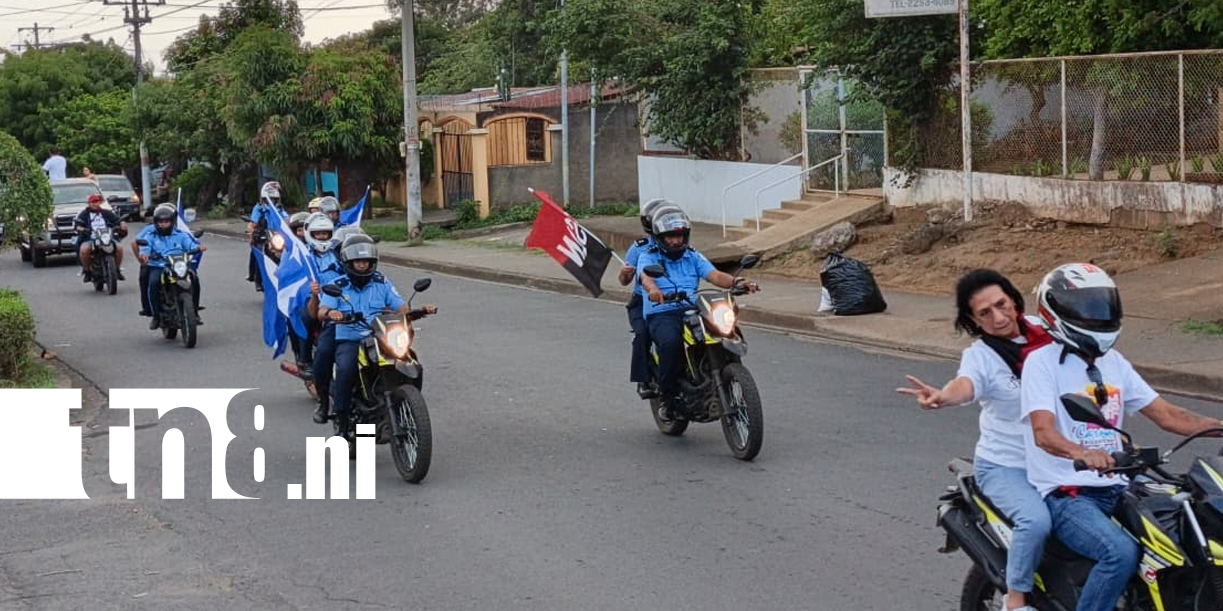 Foto: Con música y caravanas, inicia el Julio Victorioso en Managua /TN8