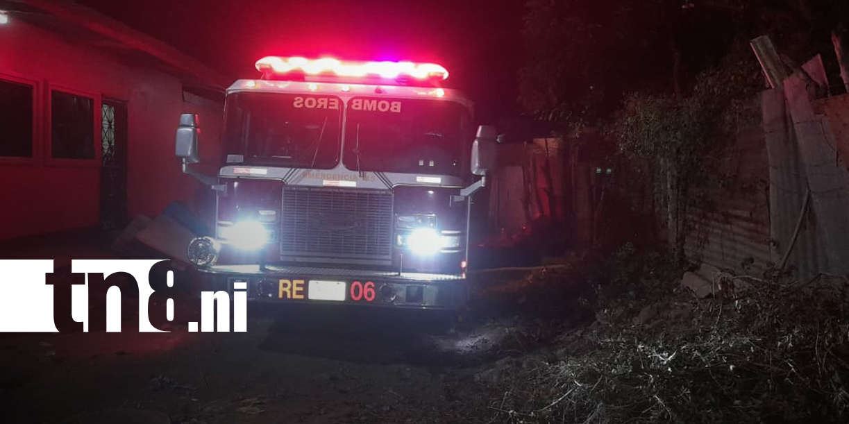 Foto: Vecinos evitan tragedia al controlar incendio en una vivienda de Managua/TN8