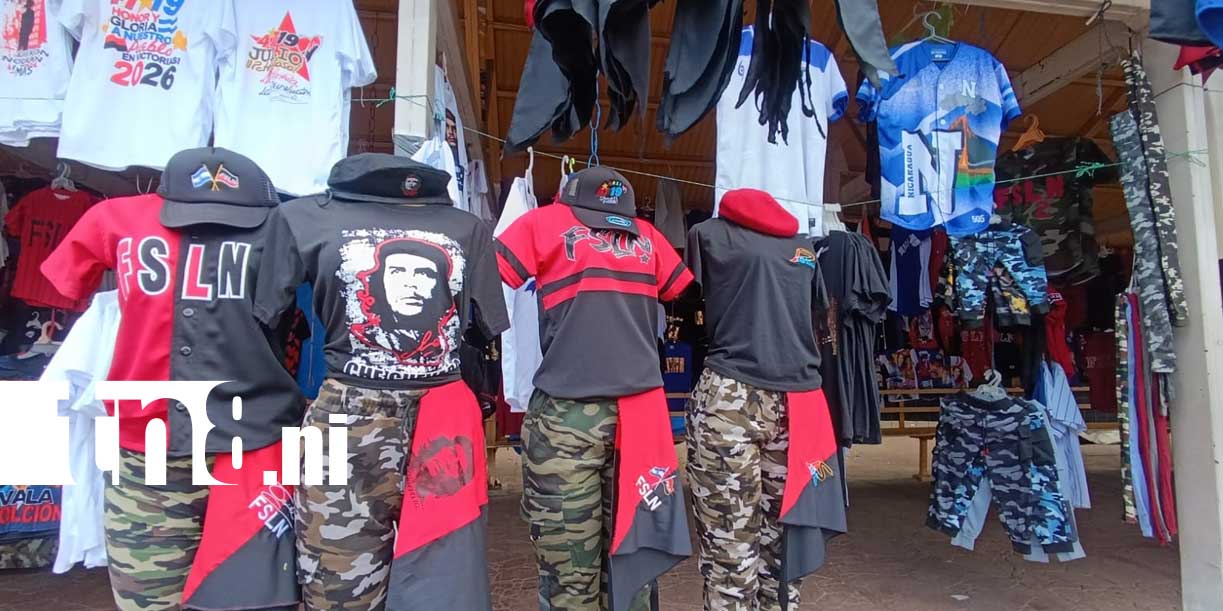 Foto: Se disparan las ventas de productos alusivos al 47/19 en Managua / TN8