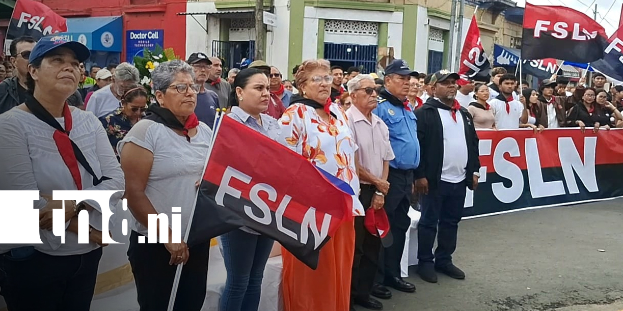 Foto: Carazo rinde homenaje a héroes y mártires de la gesta estudiantil/TN8