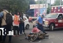 Dos accidentes en distintos puntos de Managua dejan personas lesionadas Foto: Accidentes en distintos puntos de Managua/TN8