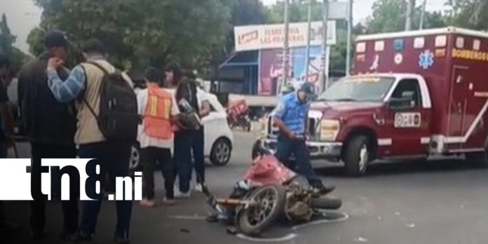 Foto: Accidentes en distintos puntos de Managua/TN8