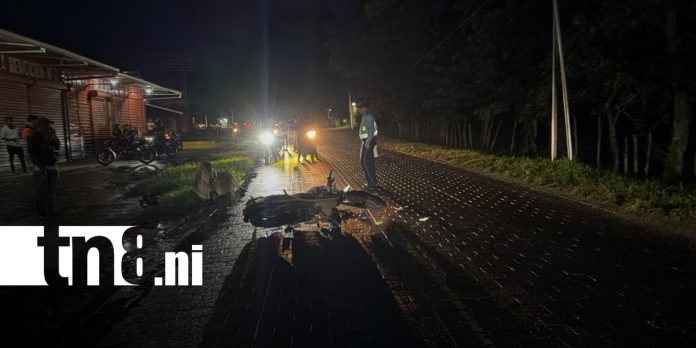 Foto: Motociclista resulta lesionado tras impactar contra una vaca en Jalapa, Nueva Segovia/TN8