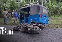 Motociclista grave tras protagonizar triple colisión en la Isla de Ometepe Foto: Motociclista grave tras protagonizar triple colisión en la Isla de Ometepe/TN8