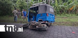 Foto: Motociclista grave tras protagonizar triple colisión en la Isla de Ometepe/TN8