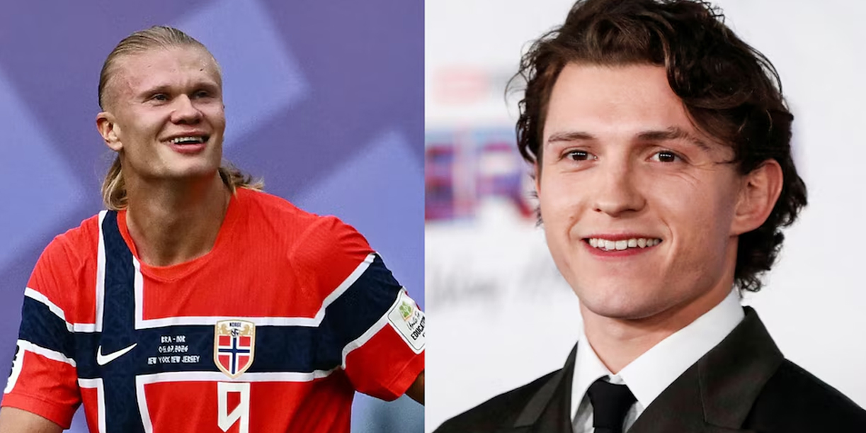 Foto: Tom Holland contó la curiosa razón por la que Haaland nunca respondió su mensaje/Cortesía