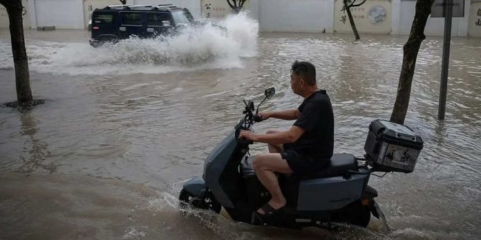 Foto: China activa máxima alerta por inundaciones/Cortesía