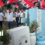 Jóvenes honran el legado del Comandante Julio Buitrago, «Padre de la Resistencia Urbana» Foto: Jóvenes honran legado de Julio Buitrago en Managua/TN8