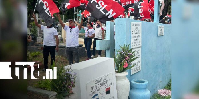 2 Foto: Jóvenes honran legado de Julio Buitrago en Managua/TN8