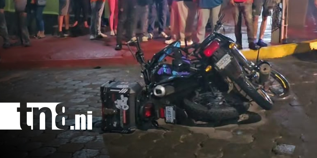 Foto: Dos motociclistas resultan lesionados tras fuerte choque en Camoapa/TN8