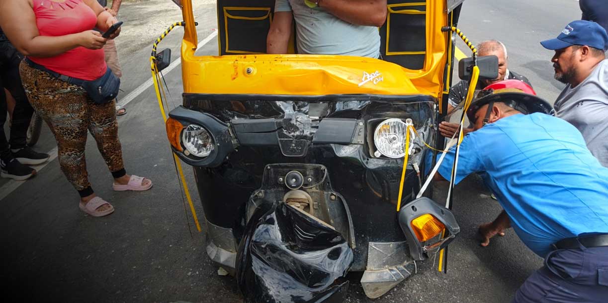 Foto: Mototaxista resulta lesionado tras impactar contra un camión en carretera de Nagarote/tn8