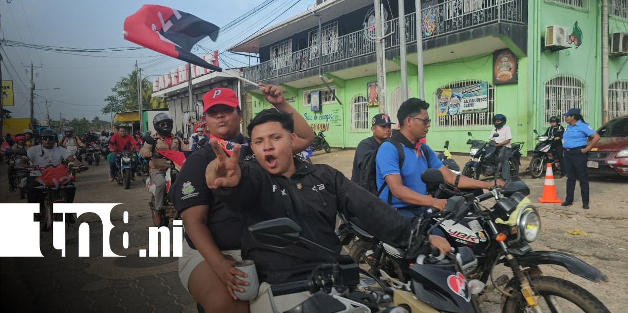 Foto: Bilwi celebra caravana rumbo al 47/19/TN8