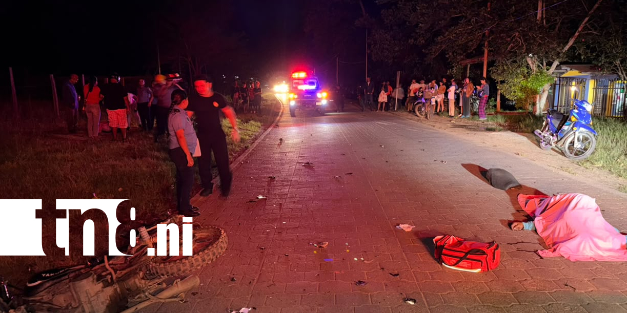 Foto: Colisión frontal deja dos motociclistas fallecidos en Jalapa/TN8