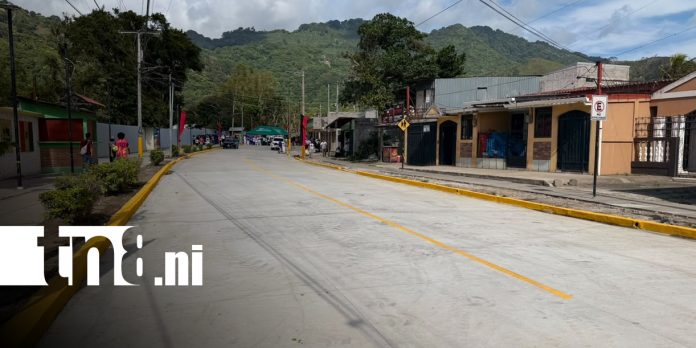 2 Foto: Jinotega inaugura nueva calle de concreto hidráulico en celebración del Día de la Alegría/TN8