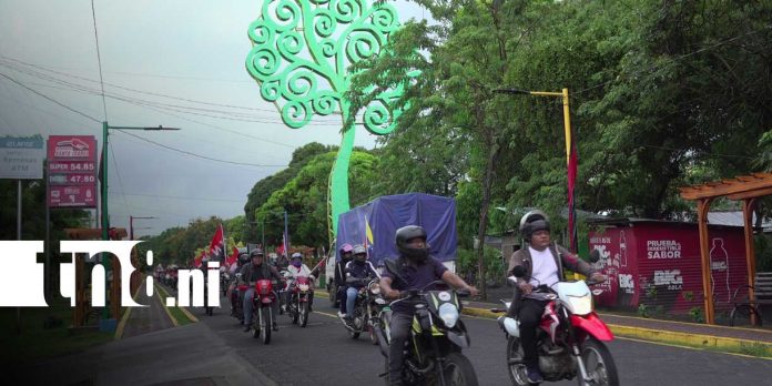 2 Foto: Diana revolucionaria en Ometepe en celebración del 47/19/TN8
