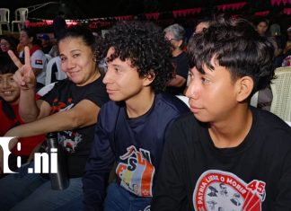 Familias del Distrito 1.3 de Managua, destacan mensaje de paz y fraternidad Foto: Familias del Distrito 1.3 de Managua, destacan mensaje de paz y fraternidad/TN8