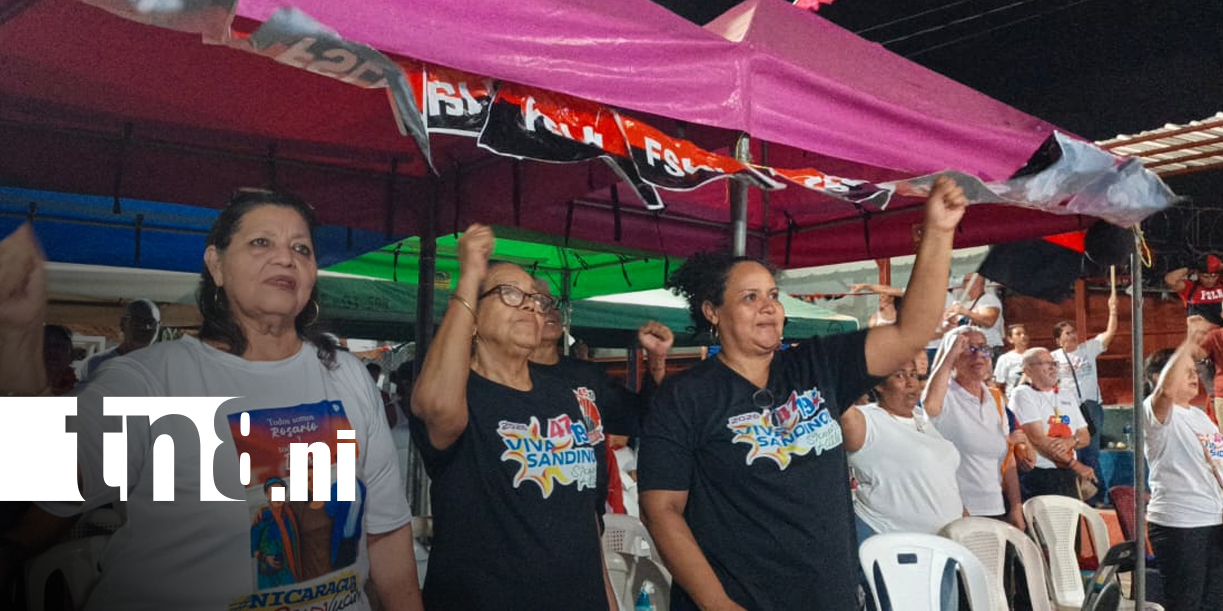 Foto: Familias del D 4.2 de Managua, destacan mensaje de unidad y compromiso con la paz/TN8