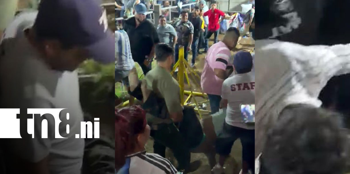 Foto: Toro embiste y deja gravemente herido a un hombre durante corrida en Jinotepe / TN8
