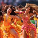 Shakira deslumbra en la final del Mundial con un vestido de más de 200 mil cristales Foto: Shakira brilló con un vestido de 200 mil cristales en la final del Mundial 2026/Cortesía