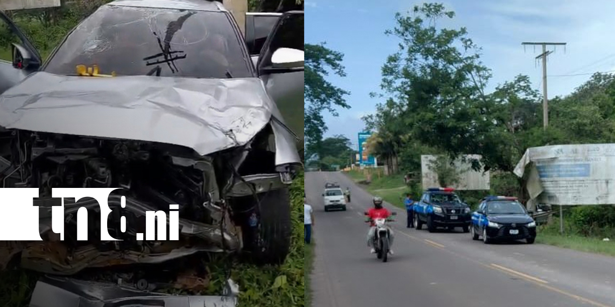 Foto: Mujer muere en accidente en Santo Tomás, Chontales/TN8