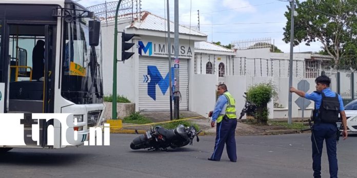 Foto: Accidente deja herido a Renato Punyed en Managua/TN8